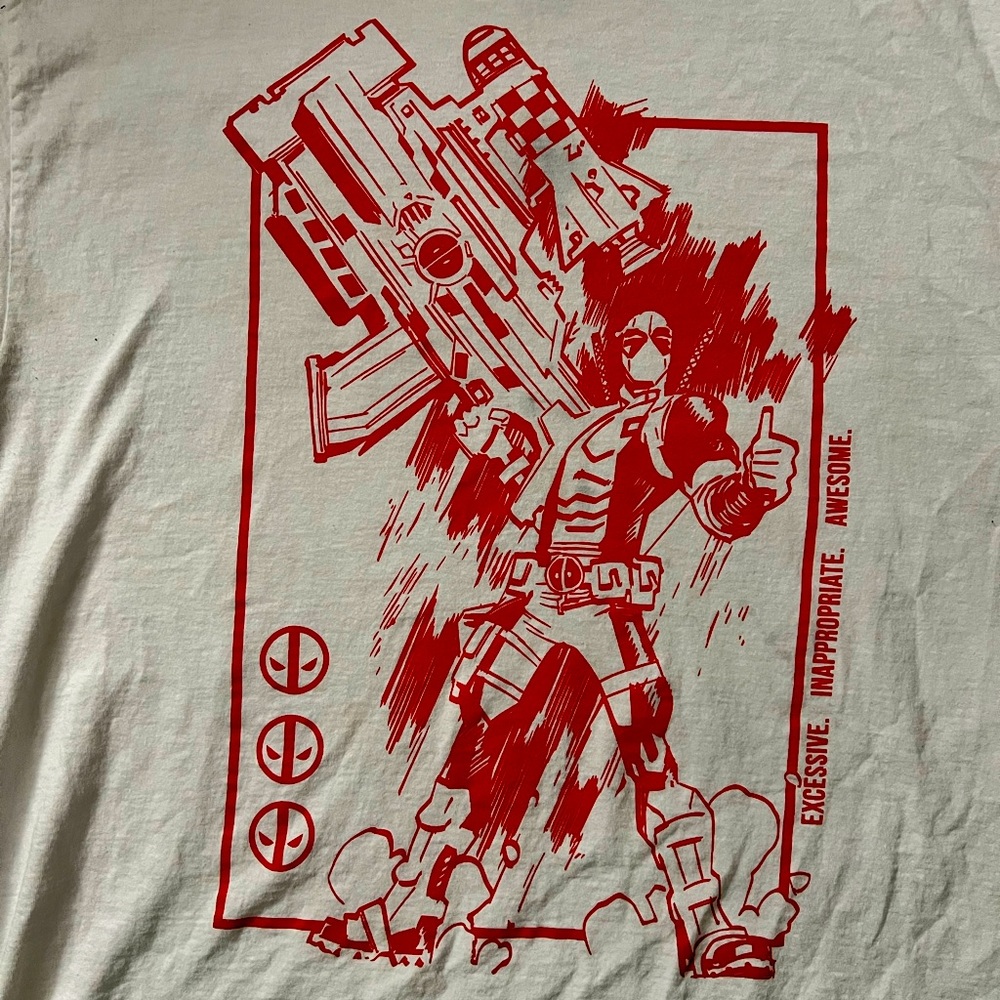 Deadpool Super Gun GameStop Graphic Tee